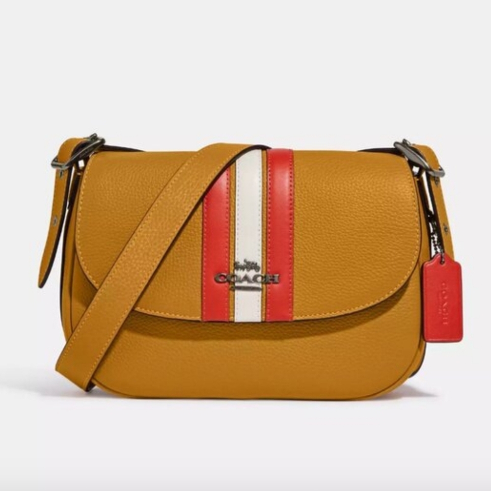 Coach Varsity Macie Saddle Bag Crossbody